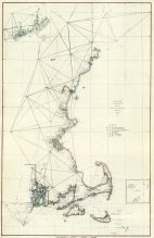 Maine to Rhode Island 1851 Coast Survey Chart